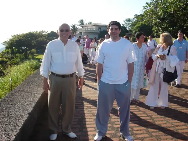 Grand Master Choa Kok Sui e Ricardo Cneio Alves em Tagaytay, Filipinas
